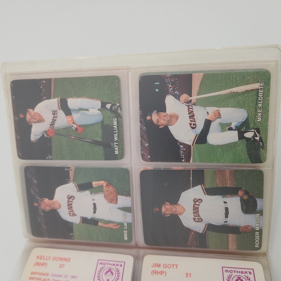 San Francisco Giants Vintage 1987 Mother's Cards Book - Picture 10 of 13